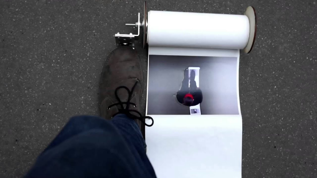Moving under my foot