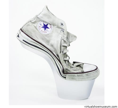 all star converse high heels