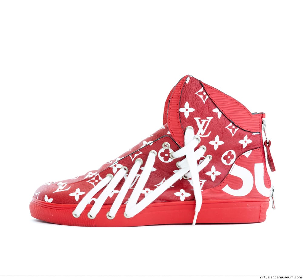supreme red sneakers