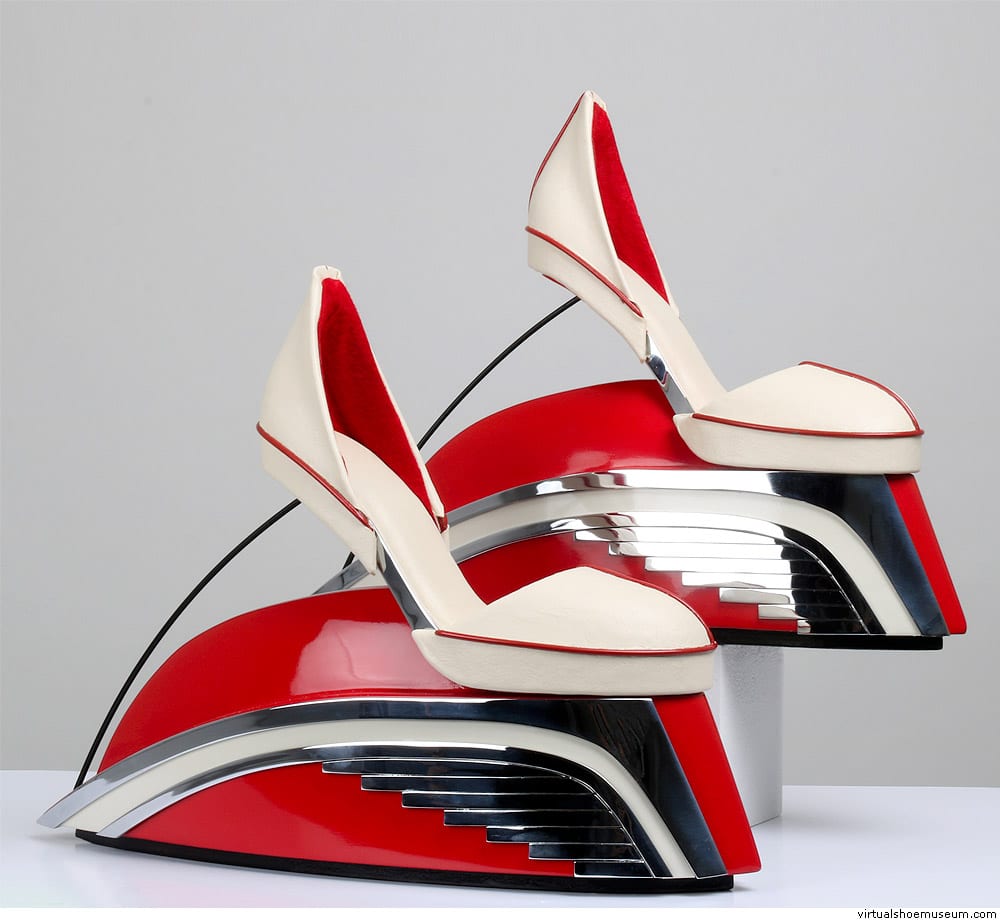 Car shoes 1950 - virtualshoemuseum.com