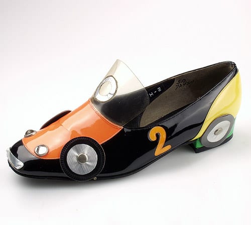 Race car shoe - virtualshoemuseum.com