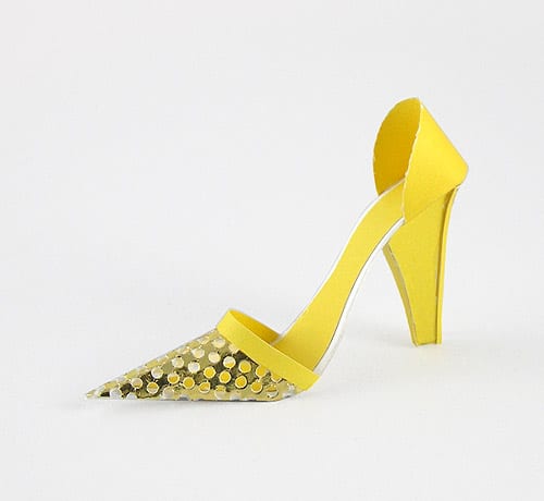 Paper shoe - pump - virtualshoemuseum.com